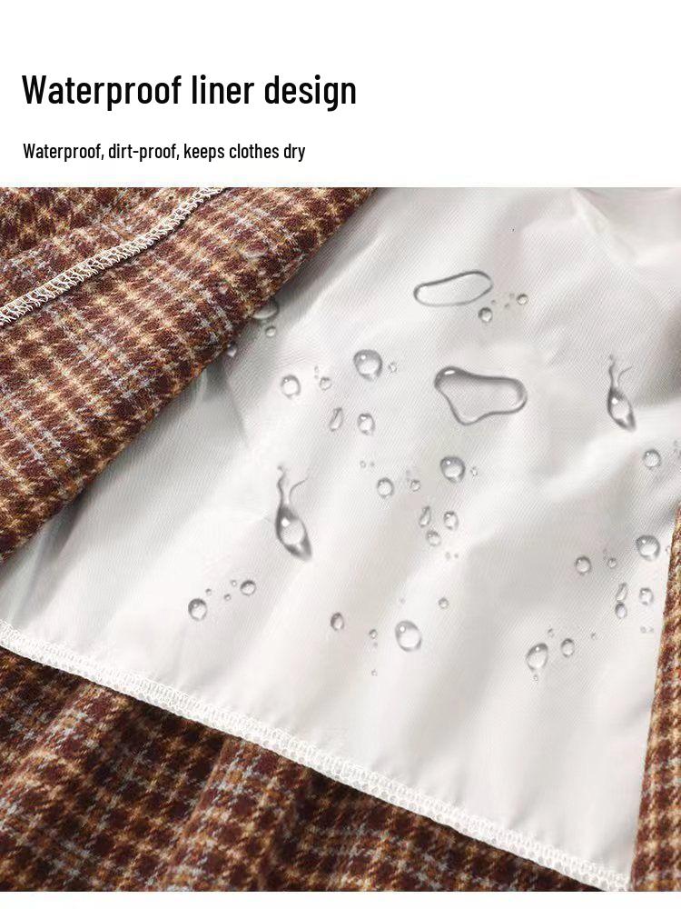 Children's Waterproof Long Sleeve Coverall Bib - Stylish Autumn/Winter Outerwear for Baby Girls