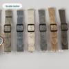 22mm Japanische Schnalle Lederarmband für Xiaomi Band 9 Pro, 8 Pro und Huawei Armbänder