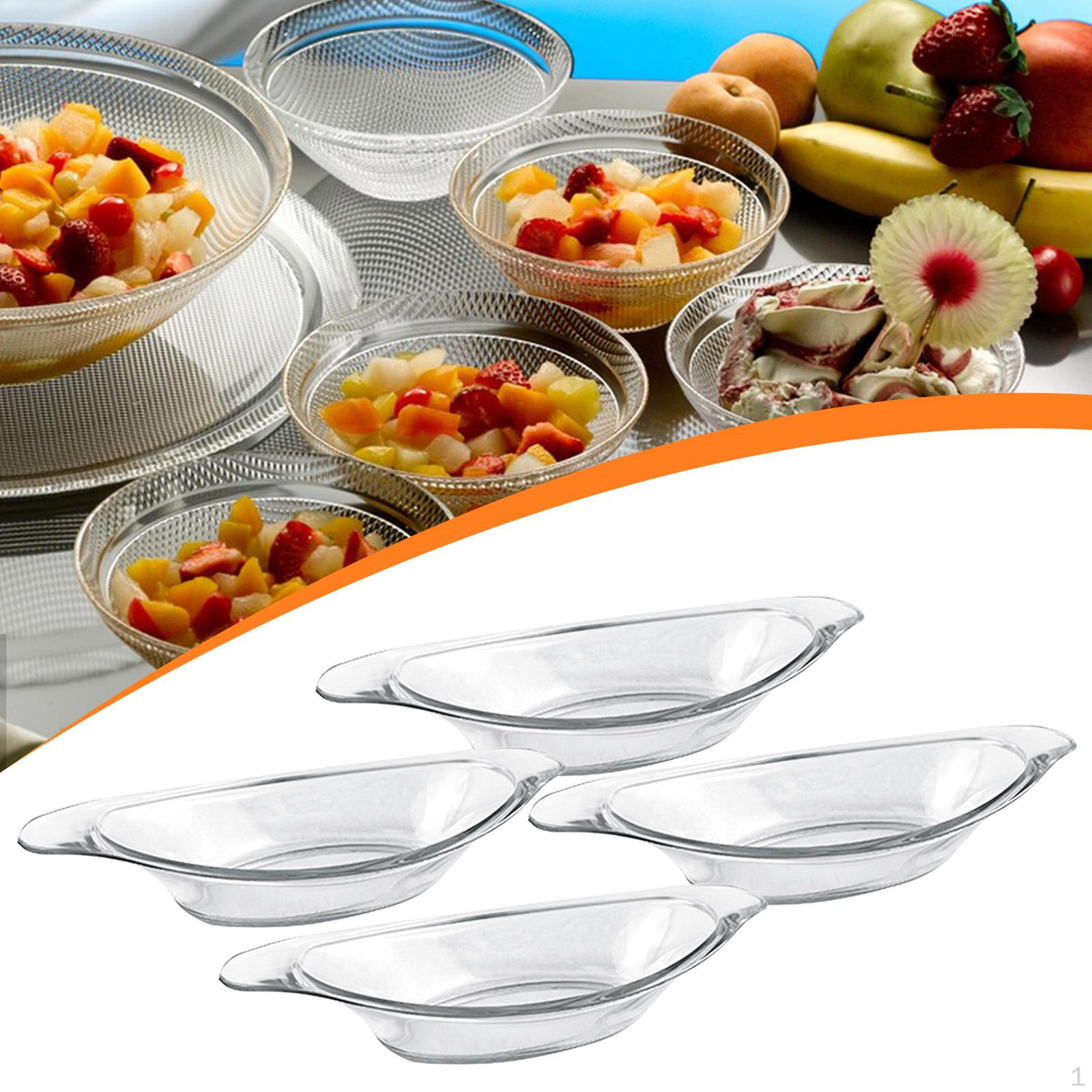 

4 штуки Миски для бананового сплита, Тарелки для подачи мороженого, Миска для мороженого для овощей