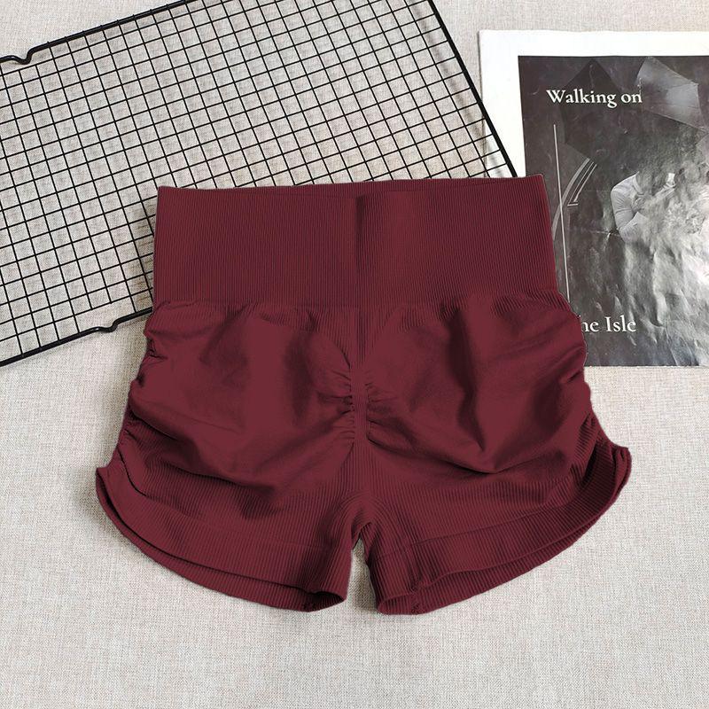 High-Waist Tummy Control Peach Butt Yoga Shorts - Quick-Dry, Breathable, Sweat-Absorbent Fitness Wear.