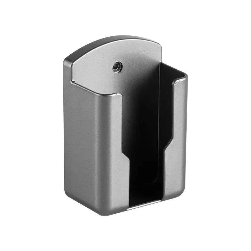 Portable TV Phone Remote Control Storage Box No Punching Wall Type Air Conditioning Remote Control Phone Charger Storage Rack