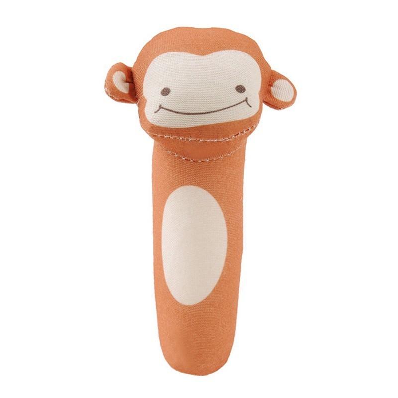 POTAN Baby Toy Cute Animal Shaped Rattles Kids Cartoon Hand Bells Ring Kid Plush Soft Educational Toys