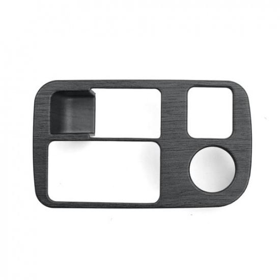 Tuning ABS Headlight Adjustment Switch Cover Trim For Hyundai IONIQ 6 -2025 Wood Grain