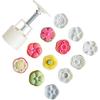 Pastry Decoration Plunger Tools Mid-Autumn Festival Mooncake Mold Hand-Pressure Cookie Stamps with Floral Sakura Patterns