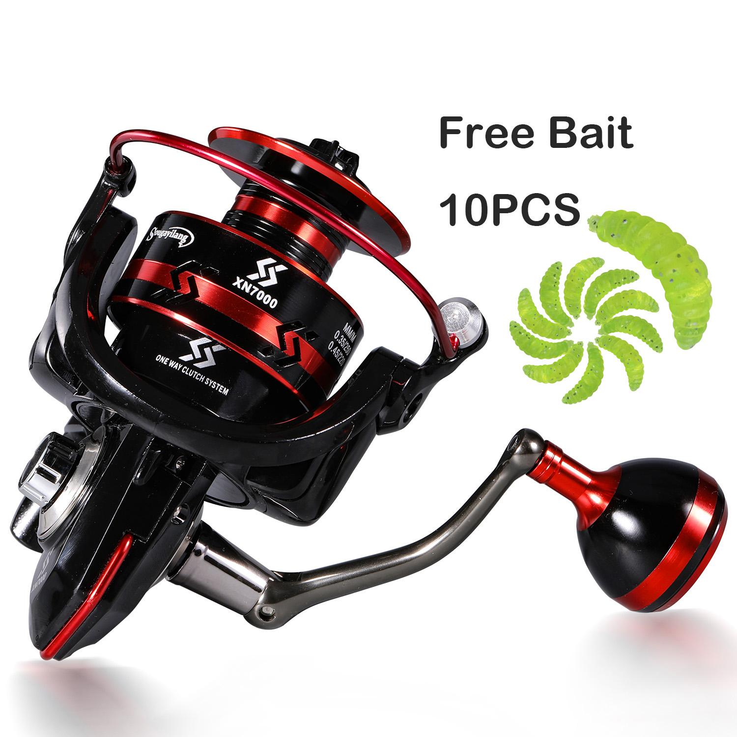 

Рыболовная катушка SOUGAYILANG XN2000-7000, спиннинговая катушка, 8 кг, катушка с металлической шариковой ручкой, рыболовная катушка со скоростью 5,0:1, металлическая катушка, рыболовная катушка Series 6000