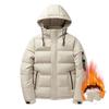 Winter Warm Thick Parkas Coat Casual Black Windproof Overcoats Jacket Detachable Hooded Jacket Men Outwear Clothing