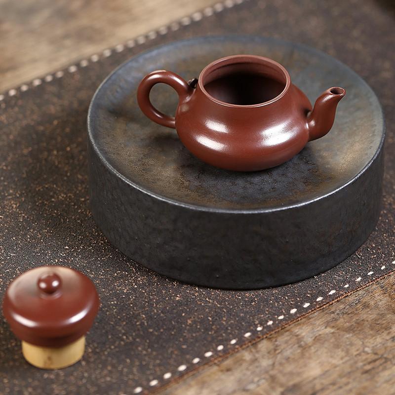 Chinese Yixing Purple Clay Teapot Handmade Tea Pot Small Capacity Kettle Beauty Tea Infuser Zisha Tea Set Household Teaware 80ml