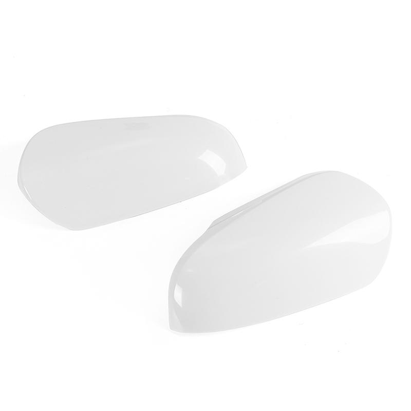 Rhyming Auto Outer Side Wing Rearview Mirror Cover Trim Decor Caps Glossy White Fit For Toyota Corolla 2014 2015 2016 2017