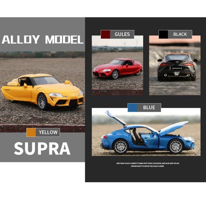 1/32 Toyota GR Supercar Toy Alloy Car Diecasts & Toy Vehicles Car Model Miniature Scale Model Toys for Children