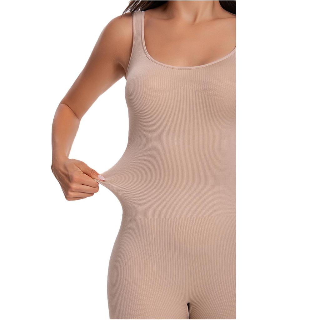 Women's Tummy Control Shapewear Vest | Seamless Slimming Camisole Top - Black Or Beige, Sizes S-XL