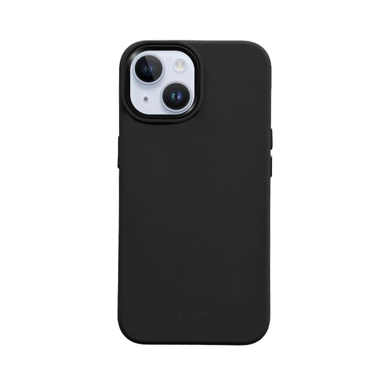 Crong Color Cover Lux Magnetic - Etui Iphone 15 Plus Magsafe (Czarny)