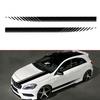 1Pair Racing Sticker Car Door Side Fender Skirt Stripes Tape Decal Accessories