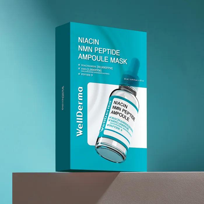 Welderma Niacin NMN Peptide Ampoule Mask Pack (10 sheets)