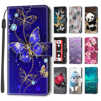 Husă din piele vopsită de lux Husă de protecție în stil carte pentru Asus ZenFone 9/Asus ZenFone 8 ZS590KS 5G