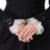 Elegant Decorative Lace Collar And Arm Cuff Sleeves Set For Women Formal Outfit Dress Sweater Enhancement Accessories