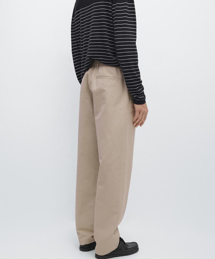 Masimodutti Cotton Linen Jogger Fit Pants
