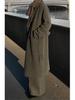 Men's Mid-Length British Wool Coat - Autumn/Winter, Thick Korean-Style Over-the-Knee Trench