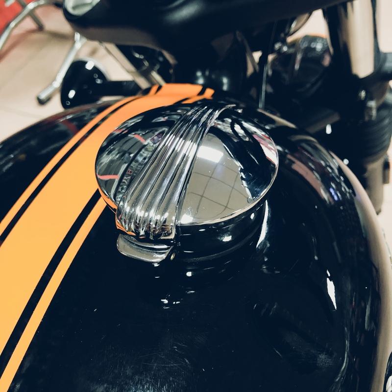 Motorcycle Petrol Fuel Gas Tank Cap Aluminum Monza Style Fuel Cap For Triumph Bonneville Bobber Black T120 T100 Street Twin