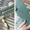 Feather Hook, Cast Iron Wall Decoration Hooks, Vintage Style Waterproof Rust-Resistant Hanger, for Entrance Hall Bedroom