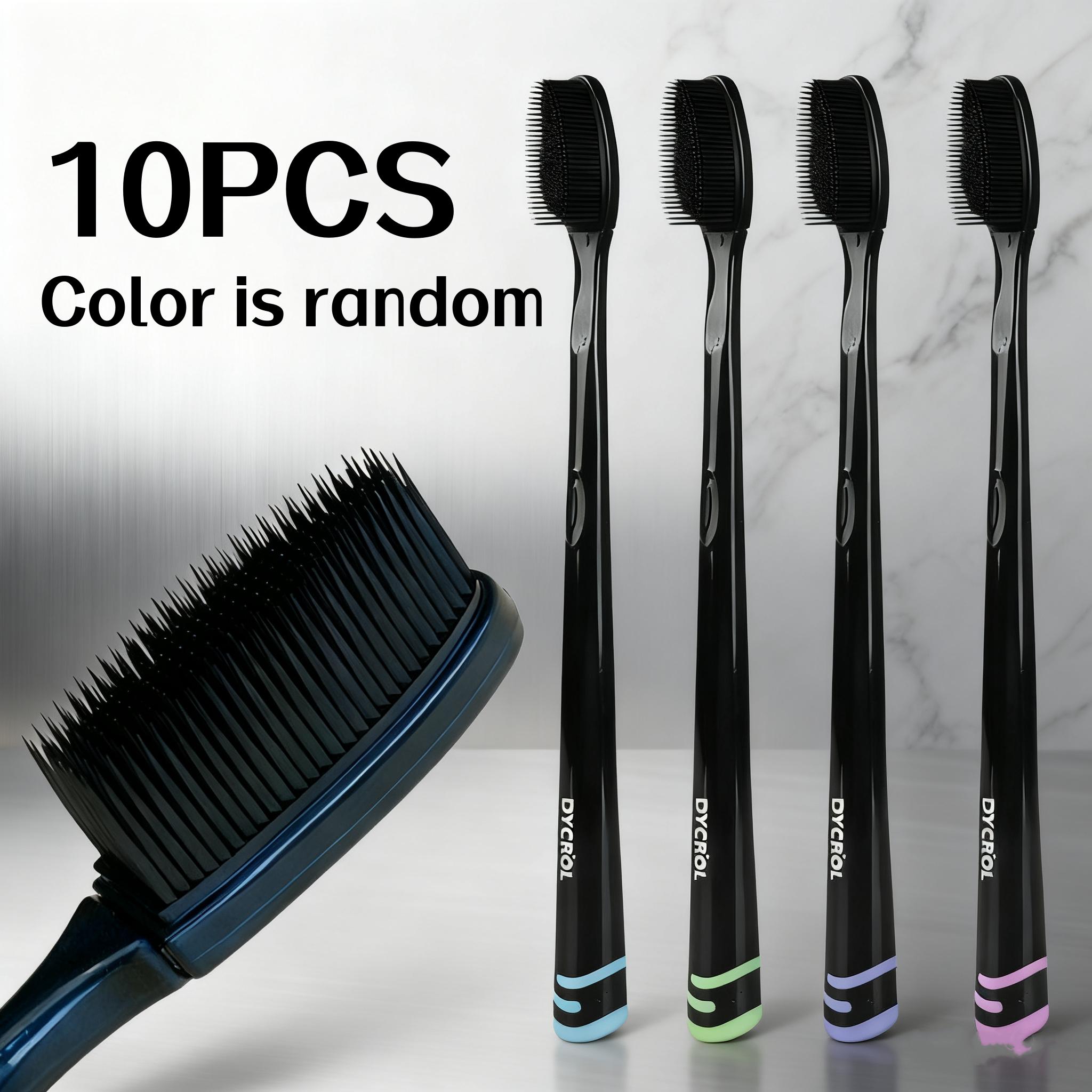 2/6/10Pcs Random Silicone Bristle Deep Cleaning Outdoor Travel Convenient Toothbrush Home Essential Holiday Gift Great Cleaning Power Christmas Gift
