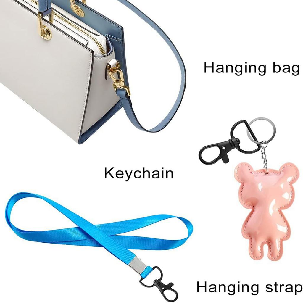 Sturdy Keychain with Spring Hook and Rope Versatile Keychain with Durable Buckles Carabiners Keychain Making Supplies