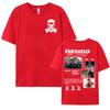 Rapper Nengo Flow Real G4 Life Tour Grafik T-Shirt Herren Damen Vintage Hip Hop Popmusik T-Shirt Mode Oversized Baumwoll-T-Shirt