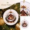 Christmas Acrylic Ornament, Hanging Decoration for Holiday Tree and Home Festive Decor
