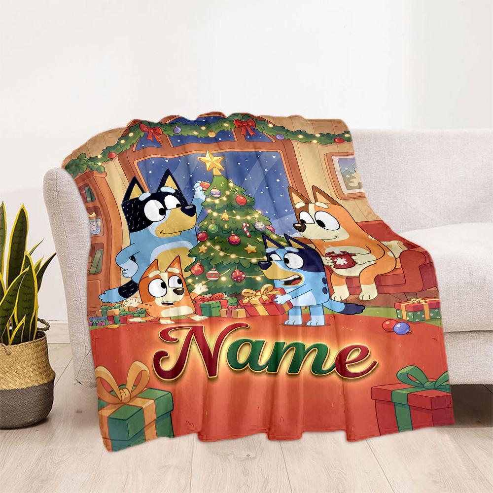 Halloween Friends Costumes Personalized Name Blanket Cozy Personalized Blanket Warmthful Decor Suitable for Living Room Bedding Office Picnics