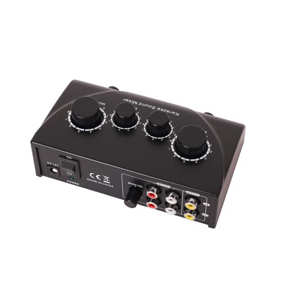 Pro Portable Mini Sound Karaoke Echo Digital Audio Mixer System Machine
