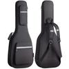 CAHAYA Guitar Case, Lightweight, Soft, 12mm Sponge Cover, Large Capacity, 6 Pockets, Shoulder Strap, Handbag, Easy To Carry, Reflective Stripes