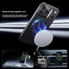 Ultra Thin Metal Lens Holder Frameless for Magsafe Magnetic Case for Iphone 17 Air 16 15 14 Pro Max 13 Solid Matte Skin PC Cover