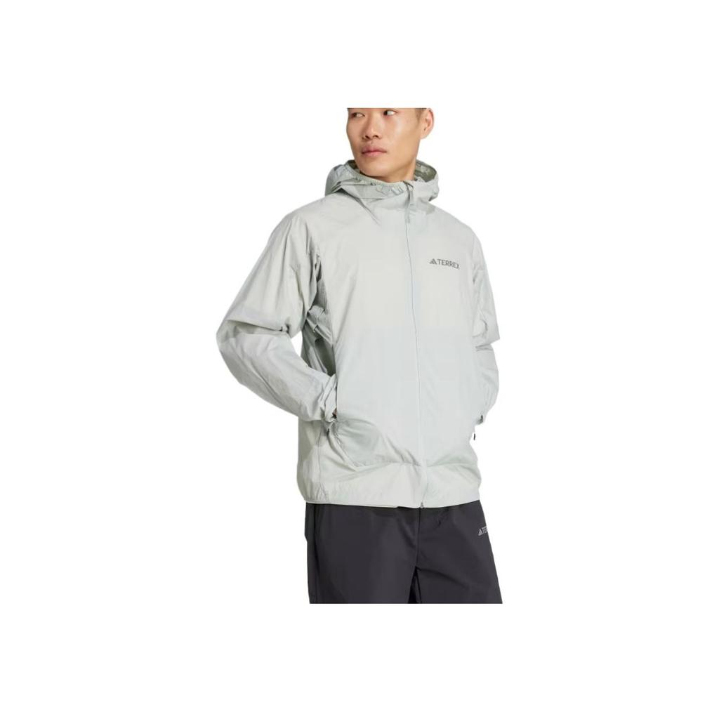 adidas Multi-Wind-Ready Bequem Lässig Einfach Vielseitig Jacke Herrenjacke Miracle-Silver JD3504