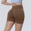New seamless, pre-washed, high-stretch, high-waisted yoga shorts – ideal for sport, running, fitness and yoga