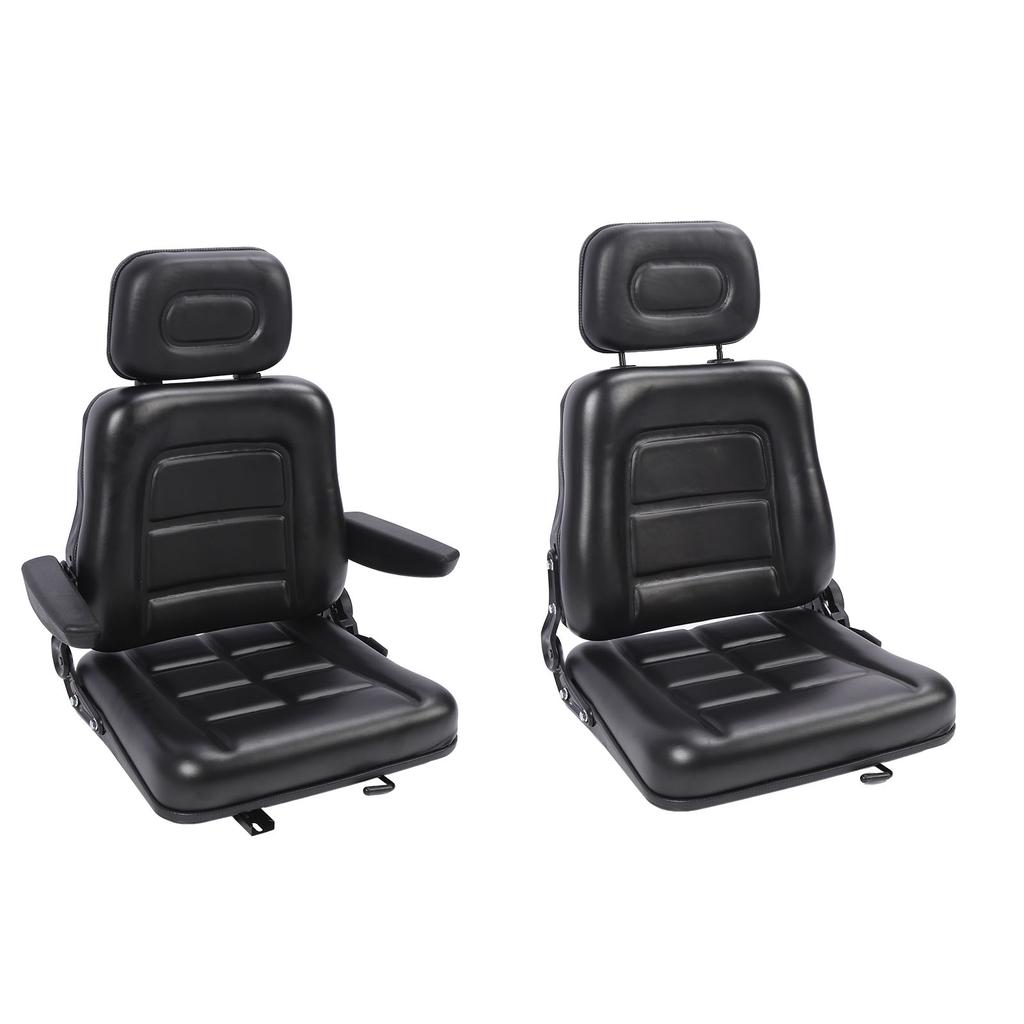 Tractor Seat 3 Level Adjustable Headrest Comfortable Wear Resistant Anti Scratch Excavator Seat  for Telehandler