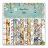 24pcs Junk Journaling Craft Paper Flower Crapbook Paper Pad 6x6inch Assorted Pattern Decoupage Cardstock Paper Single-Sided Vintage Scrapbooking DIY