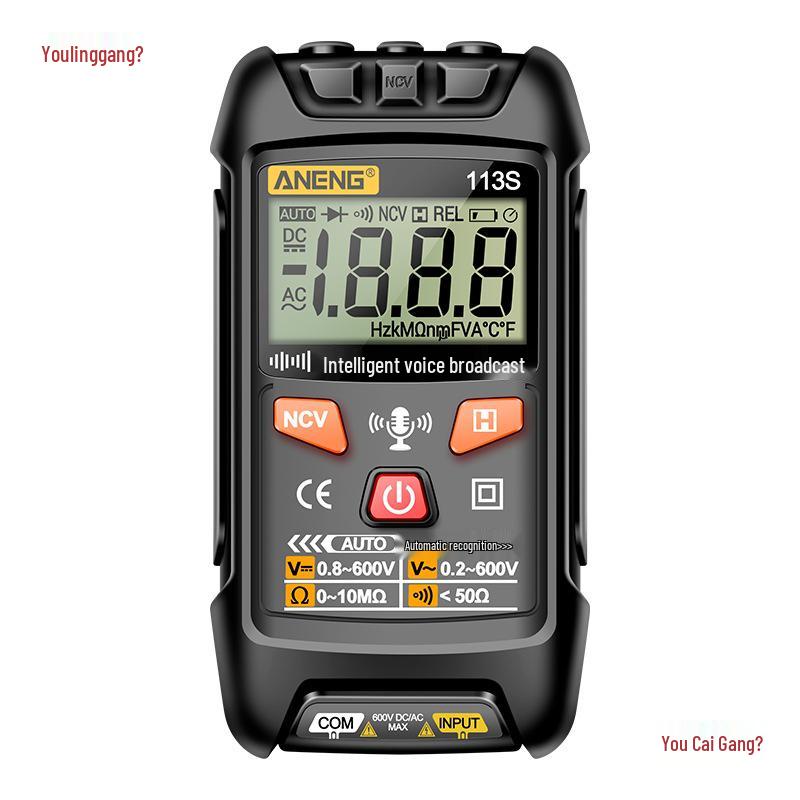 Hochpräzises digitales Smart-Multimeter für Elektriker mit Sprachansage und multifunktionalen Merkmalen