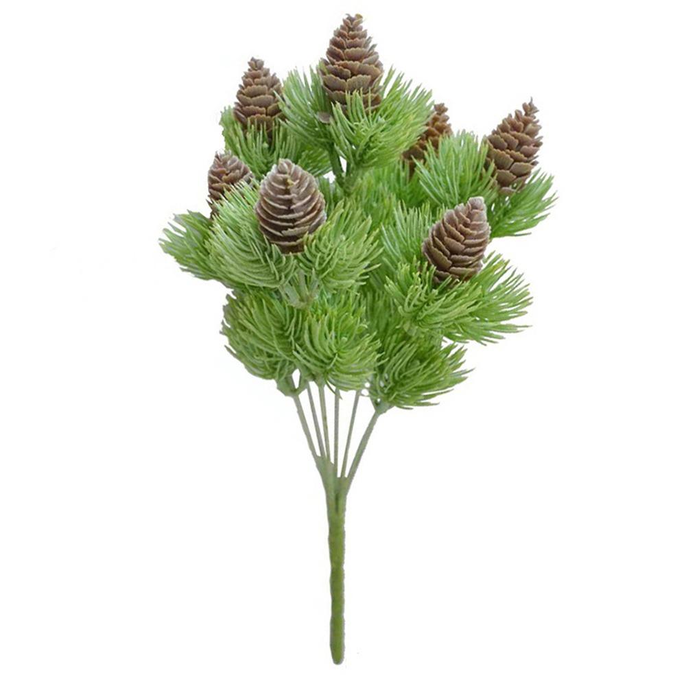 Green Artificial Pine Branches DIY Accessories Fake Pine  Festival Ornament