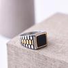 Men's 316LStainless Steel High Quality Onyx Rings Classic Trend Jewelry