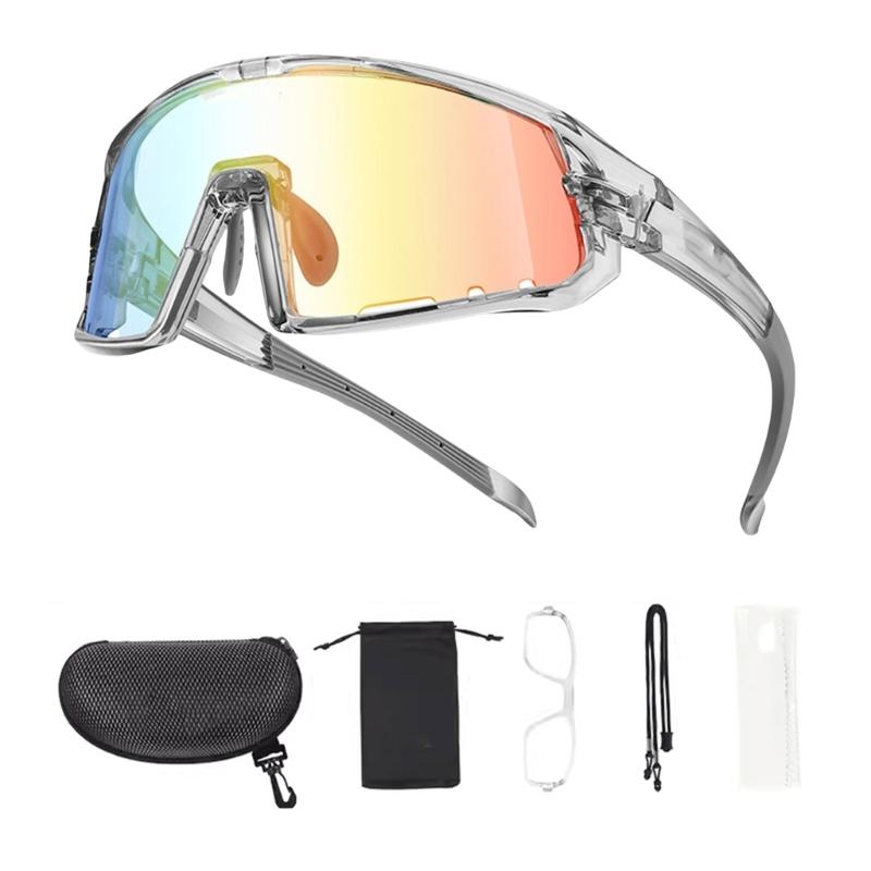 Bicycles Windproof Goggles Photochromic Cycling Glasses Outdoor Sports Bike Glasses Sunglasses for Men and Women