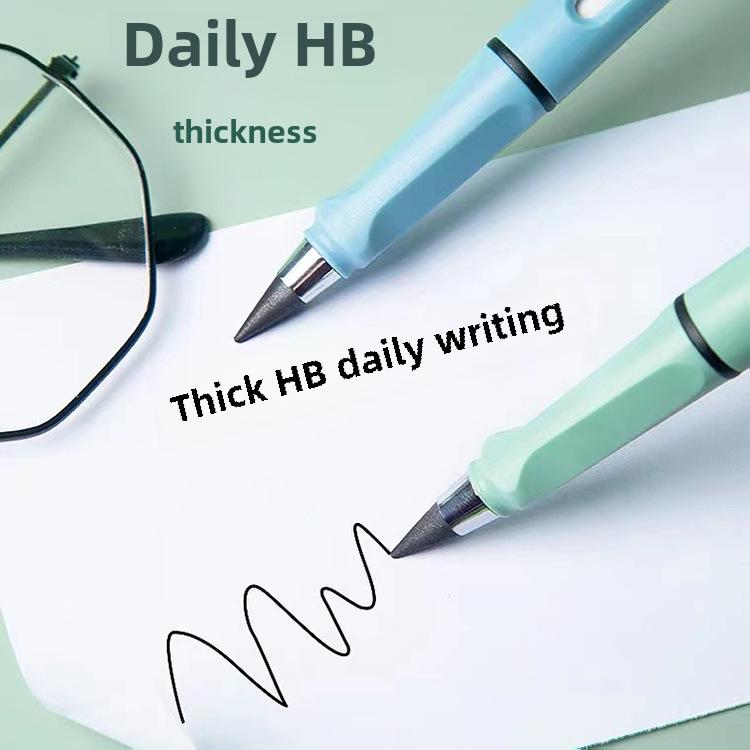 Ebedi Siyah Kalem: Bileyici veya Mürekkep Gerektirmez, Öğrenciler ve Çocuklar için Kırılmaya Dayanıklı HB