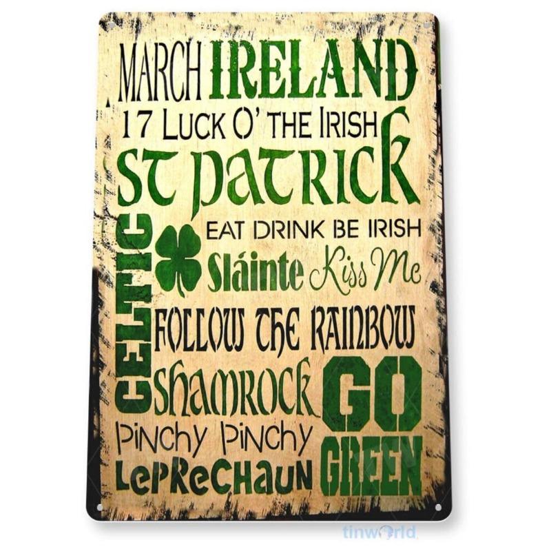 Metallschild im Vintage-Stil 20x30cm