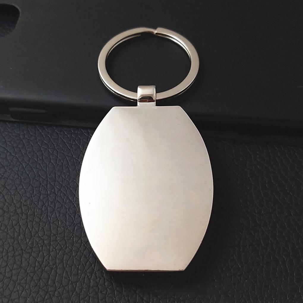 Keychain Ring Blank Wood Car Key Holder Portable Fashion Backpack Handbag Purse Keyrings Homemade DIY Handicraft