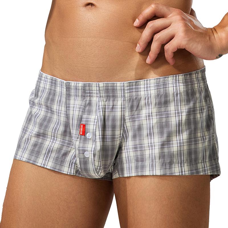 SEOBEAN Heren Pijlenbroek: Stijlvolle, Comfortabele Huisshorts met een Grote Pouch - Europese & Amerikaanse Stijl Slaapboxers