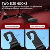 2pcs Car Seat Headrest Hook Hanger Storage Organizer With Cup Holder For Handbag For Universal Car Interior Accessories