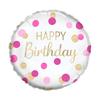 Oaktree Konfetti Happy Birthday Folienballon