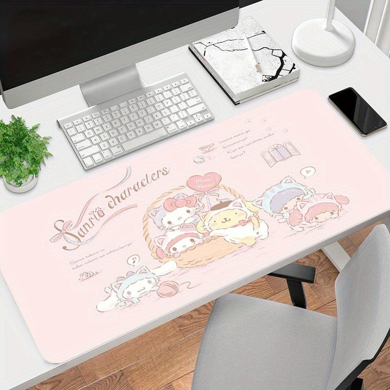 1pc Sanrio Cute cartoon Mouse Pad Design - Washable, Artwork for Desk & Computer, Large Mouse Pad 30cmx60cm(11.8x23.6inch)