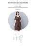Summer 2025 Retro Print Cotton Linen Dress - Loose Fit for Middle-Aged and Elderly Women