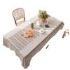 Table Cloth Plain Color Hollow Splicing Small Fresh Dining Table Cloth Restaurant Tablecloth