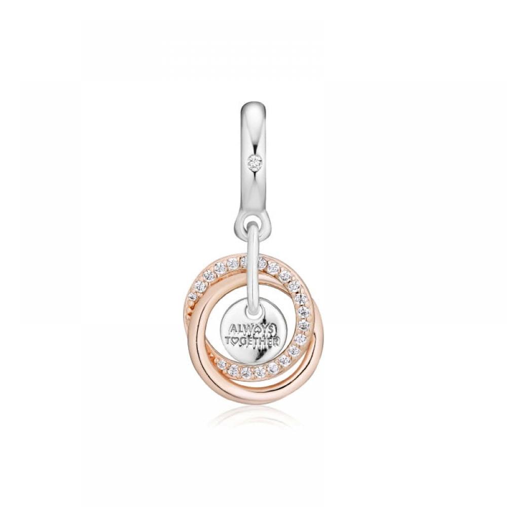 PAndora 780797c01 Family Always Incircled Pendant And Dangle Charm