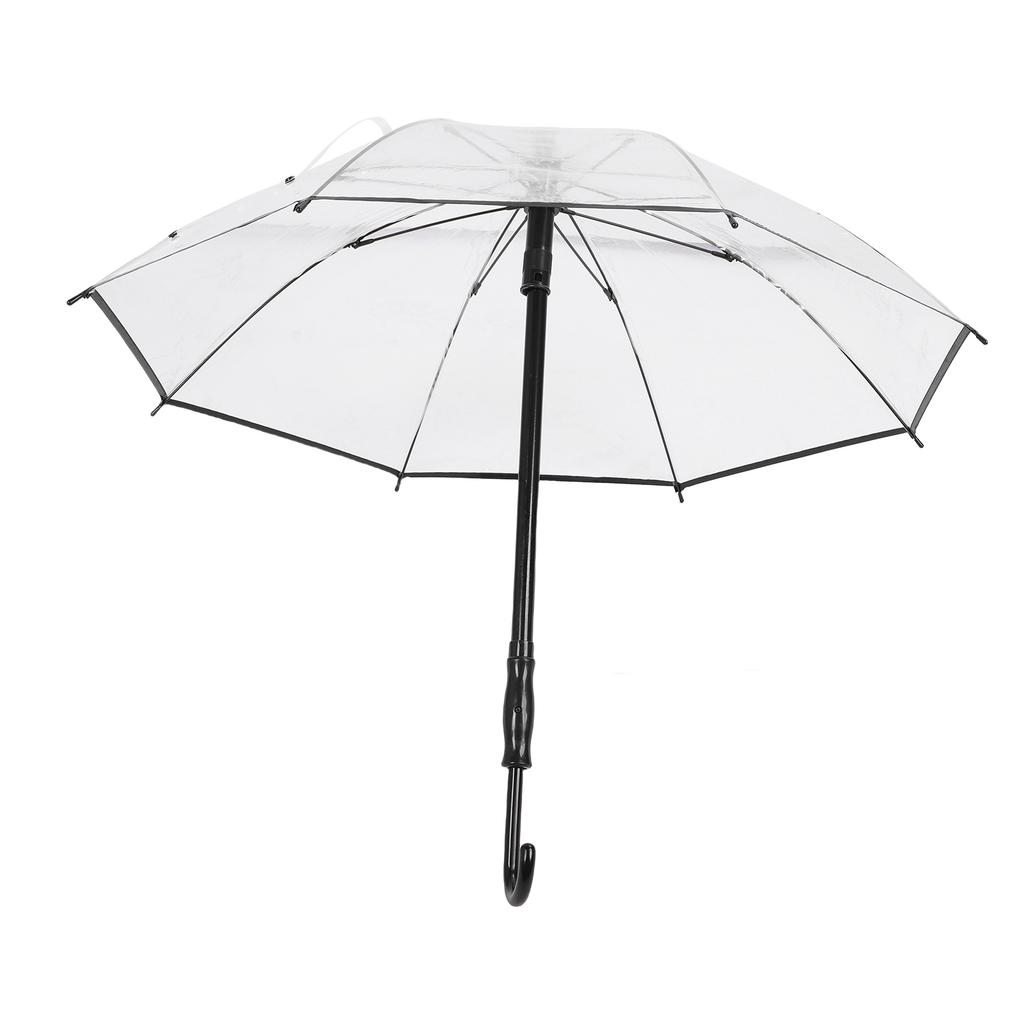 Water Spraying Umbrella Transparent Look Long Handle Multifunctional Summer Umbrella Toy for School Outdoor Beach